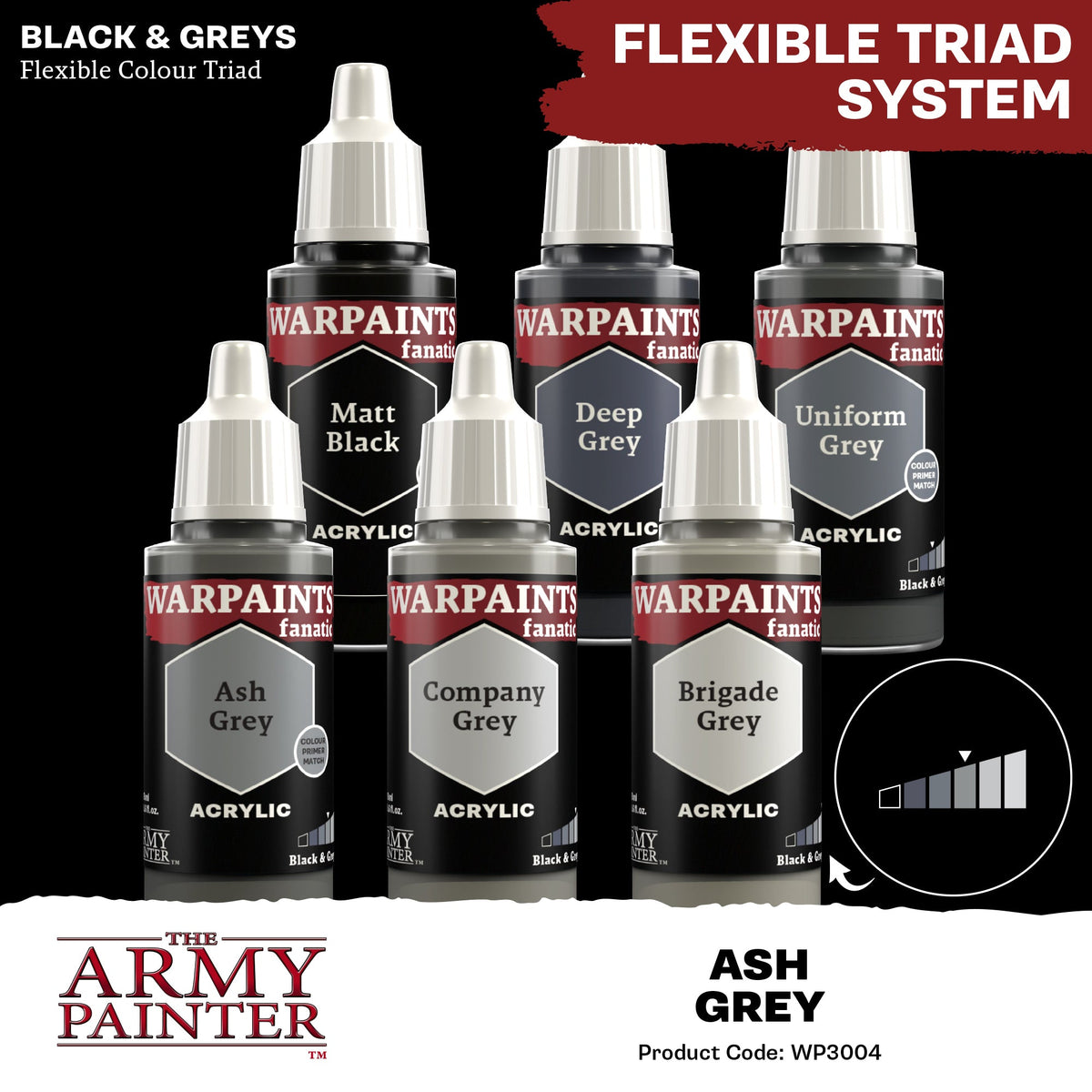 The Army Painter: Warpaints Fanatic: Ash Grey
