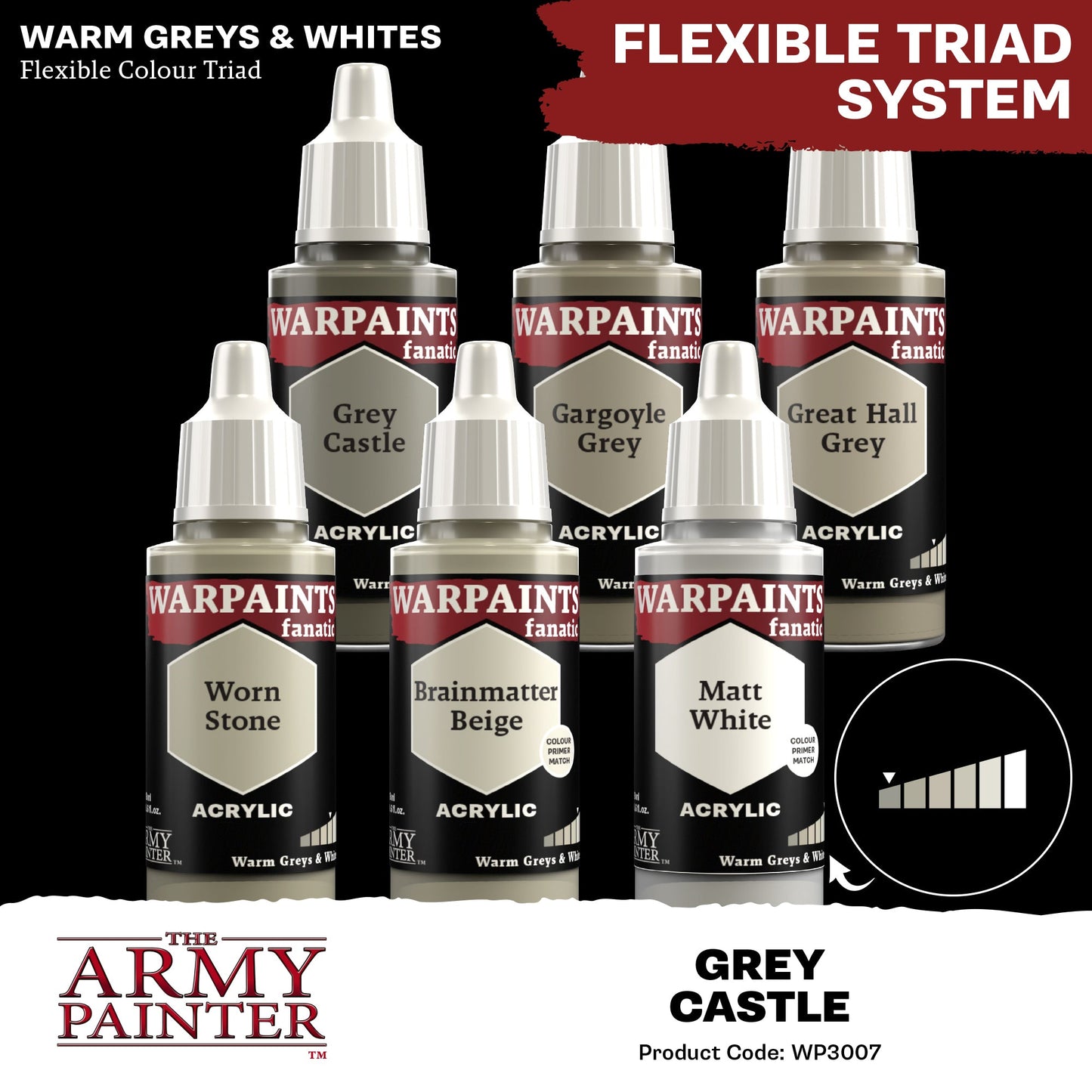 The Army Painter: Warpaints Fanatic: Grey Castle