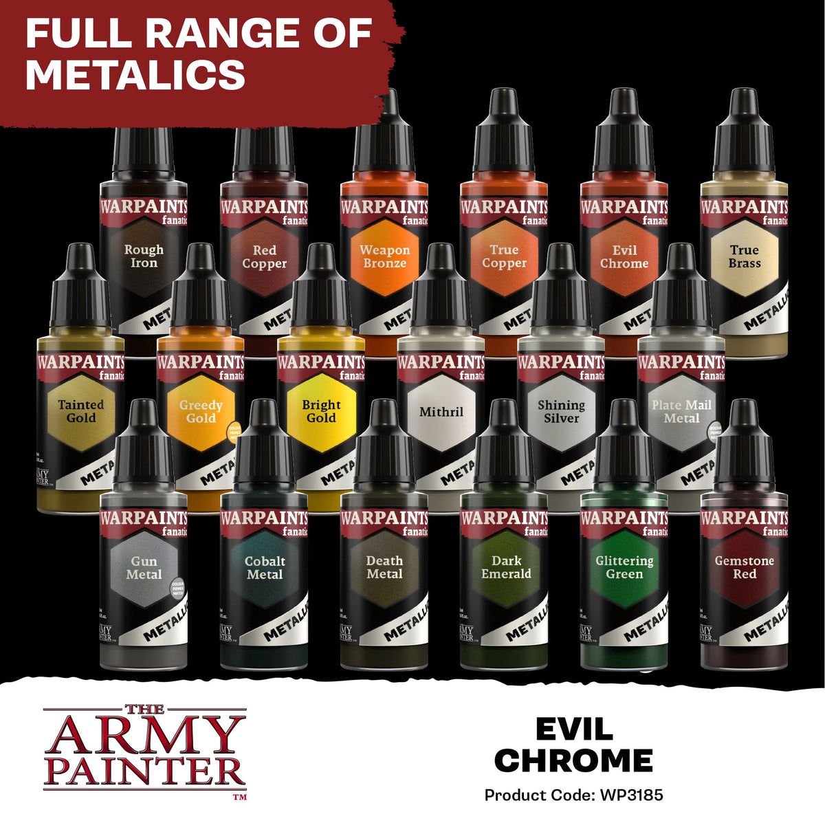 The Army Painter: Warpaints Fanatic Metallic: Evil Chrome