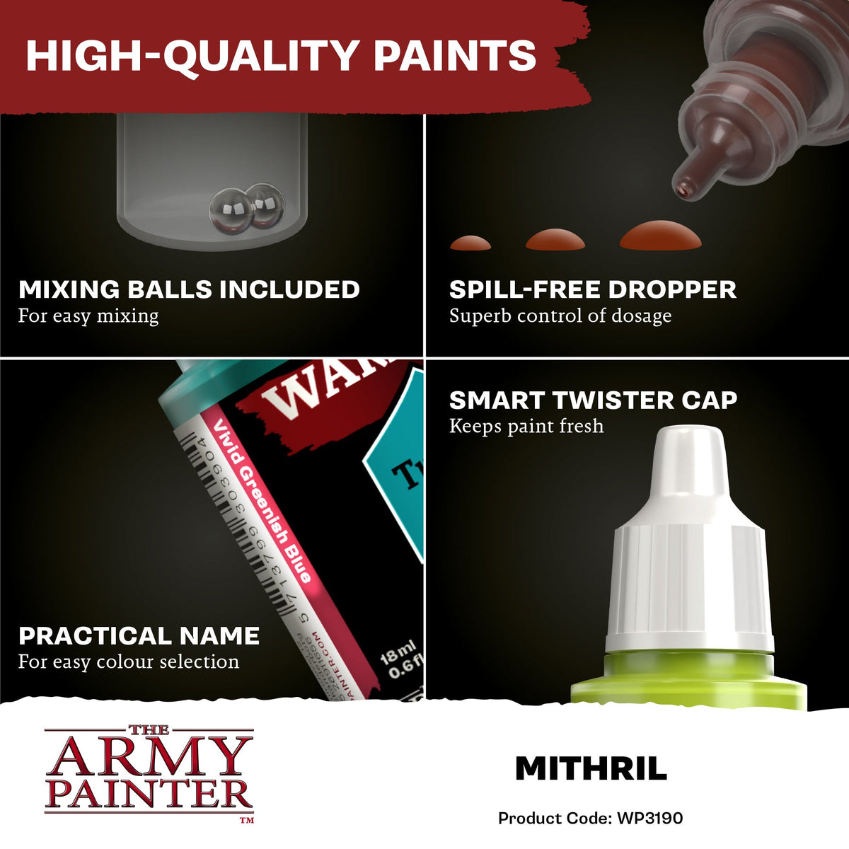 The Army Painter: Warpaints Fanatic Metallic: Mithril