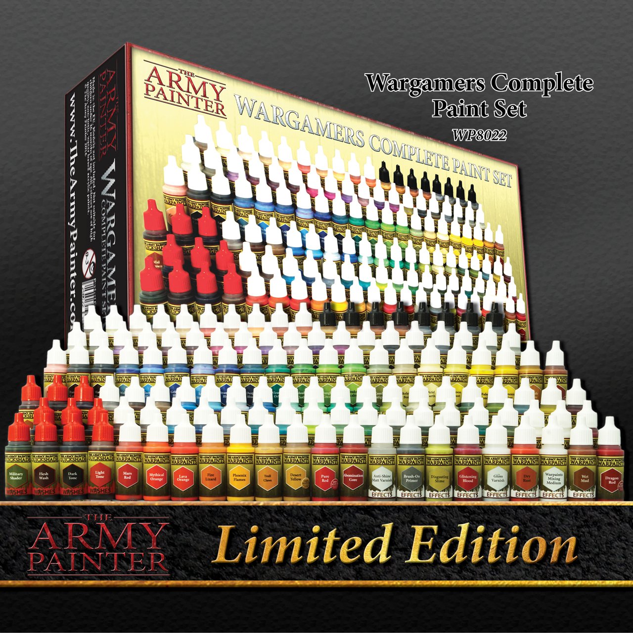 The Army Painter: Warpaints Complete Wargamers Paint Set (Ltd Ed)