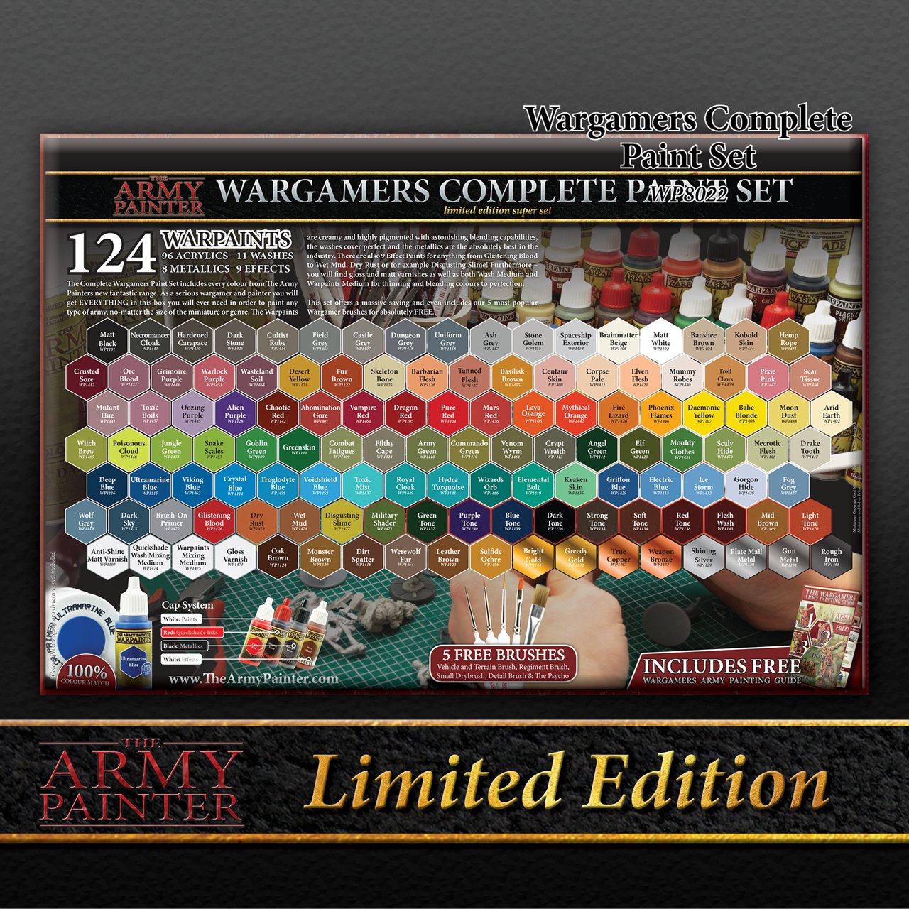 The Army Painter: Warpaints Complete Wargamers Paint Set (Ltd Ed)