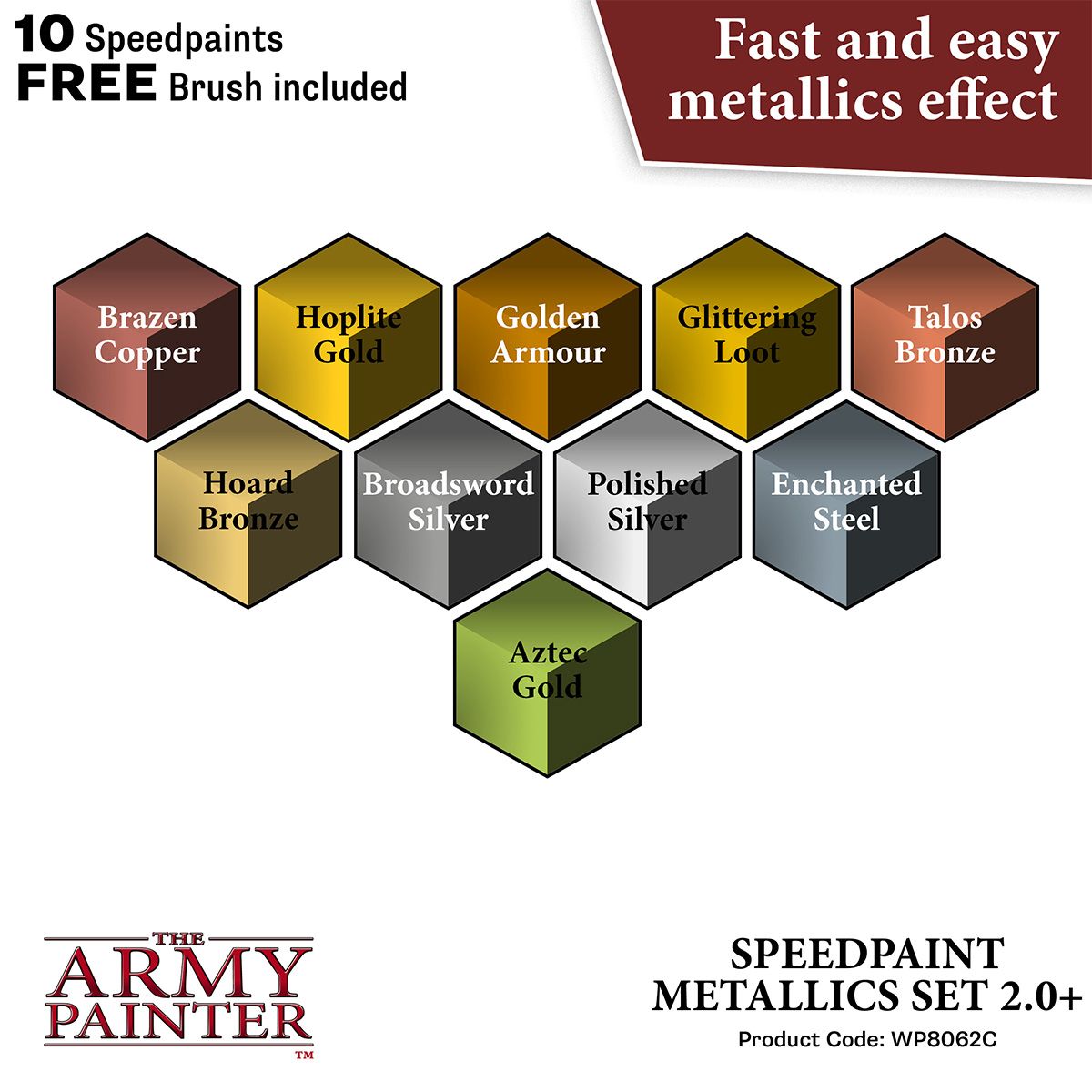 The Army Painter: Speedpaint 2.0 Metallics Set