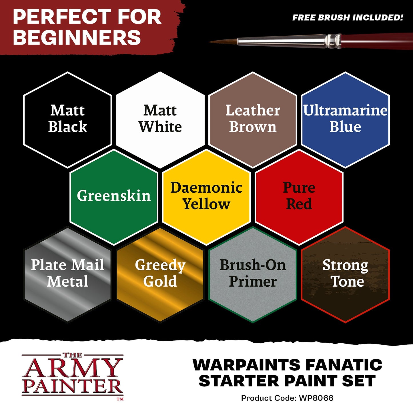 The Army Painter: Warpaints Fanatic Starter Paint Set