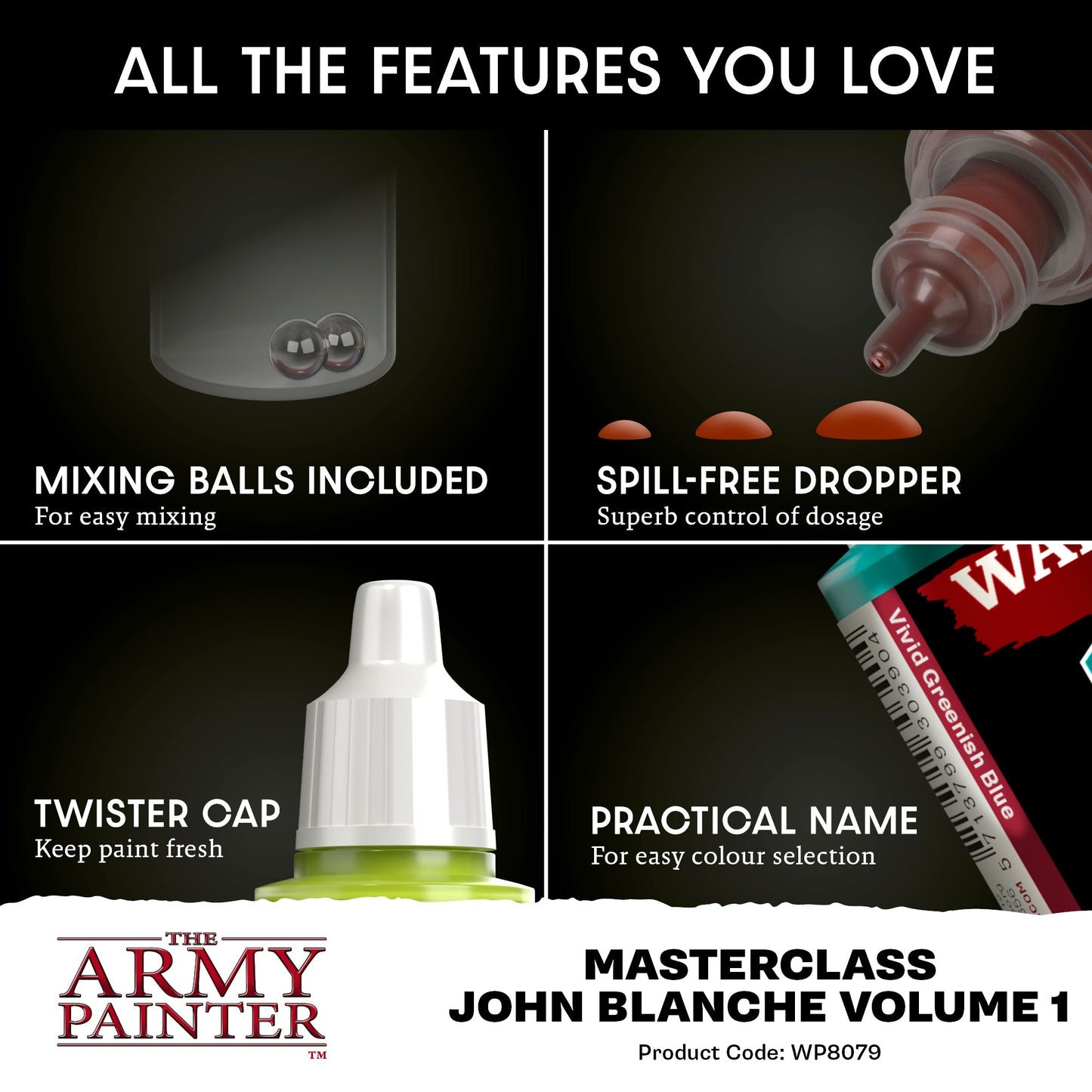 The Army Painter: Masterclass: John Blanche Volume 1 Paint Set