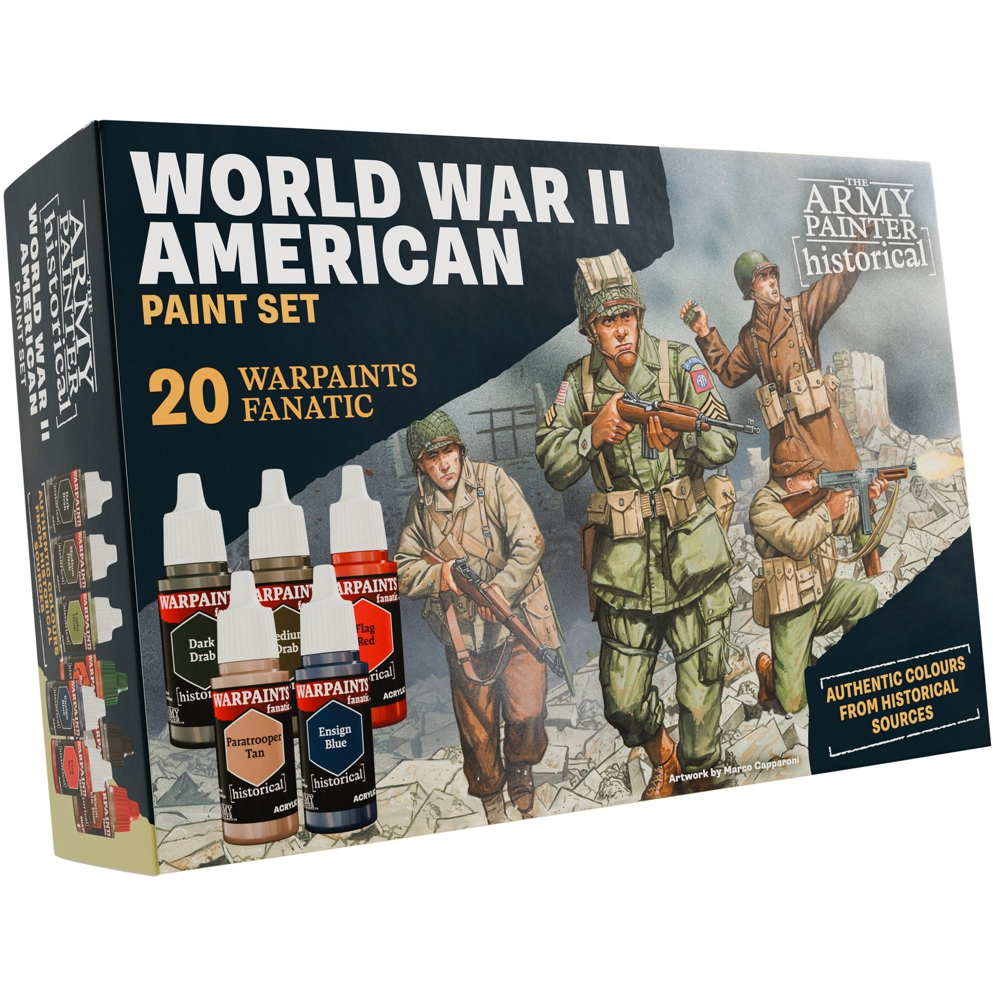 Bolt Action: USA - Warpaints Fanatic: World War II American Paint Set