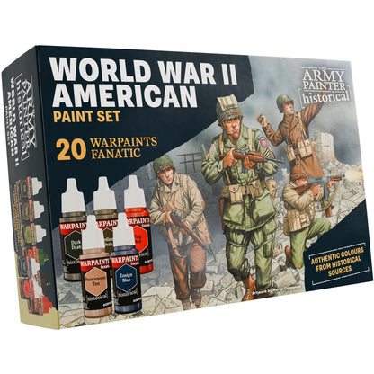 Bolt Action: USA - Warpaints Fanatic: World War II American Paint Set