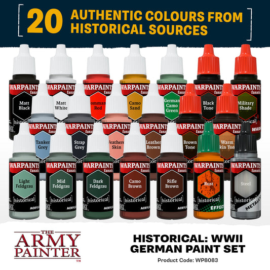 Bolt Action: German - Warpaints Fanatic: World War II German Paint Set