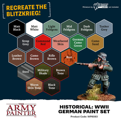 Bolt Action: German - Warpaints Fanatic: World War II German Paint Set