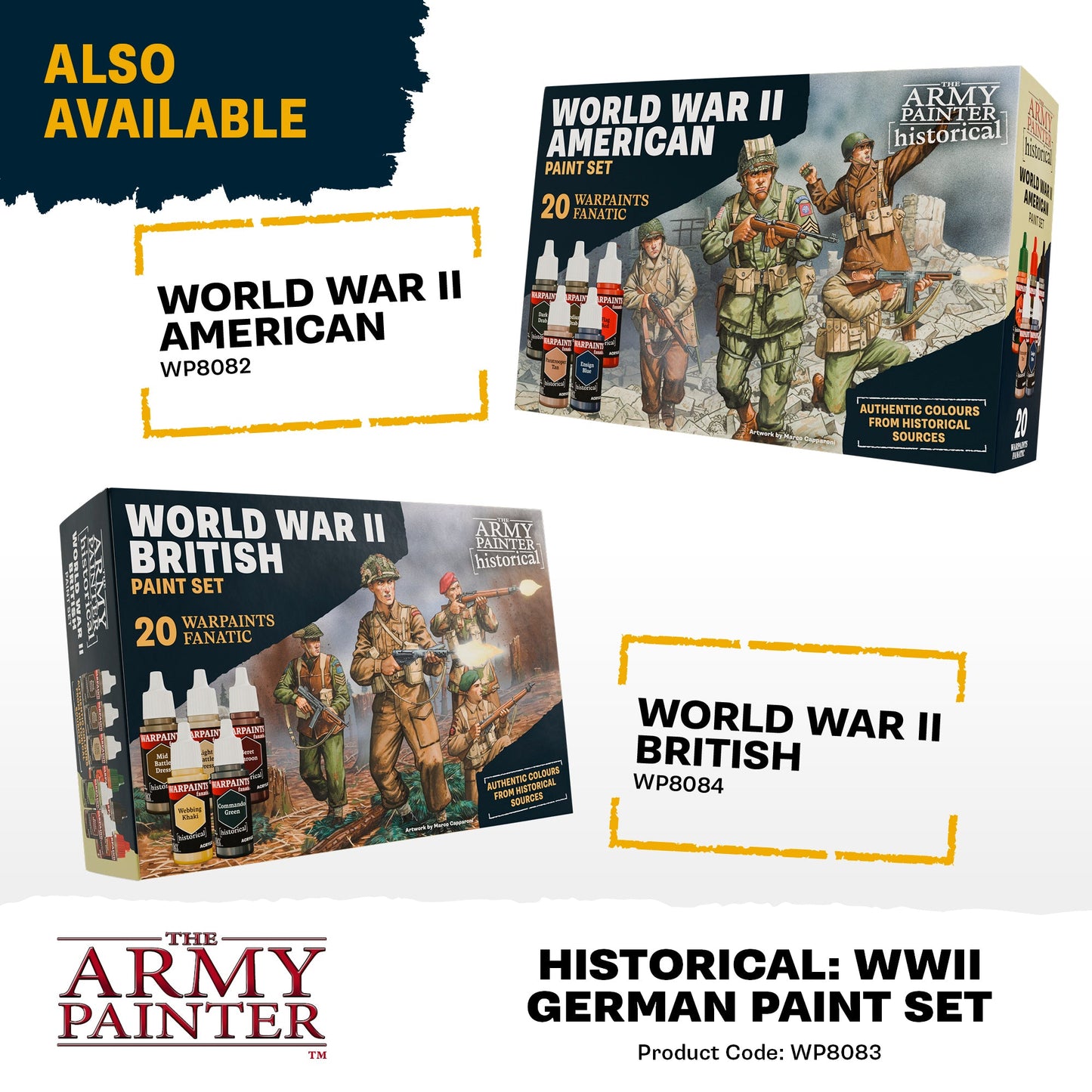Bolt Action: German - Warpaints Fanatic: World War II German Paint Set