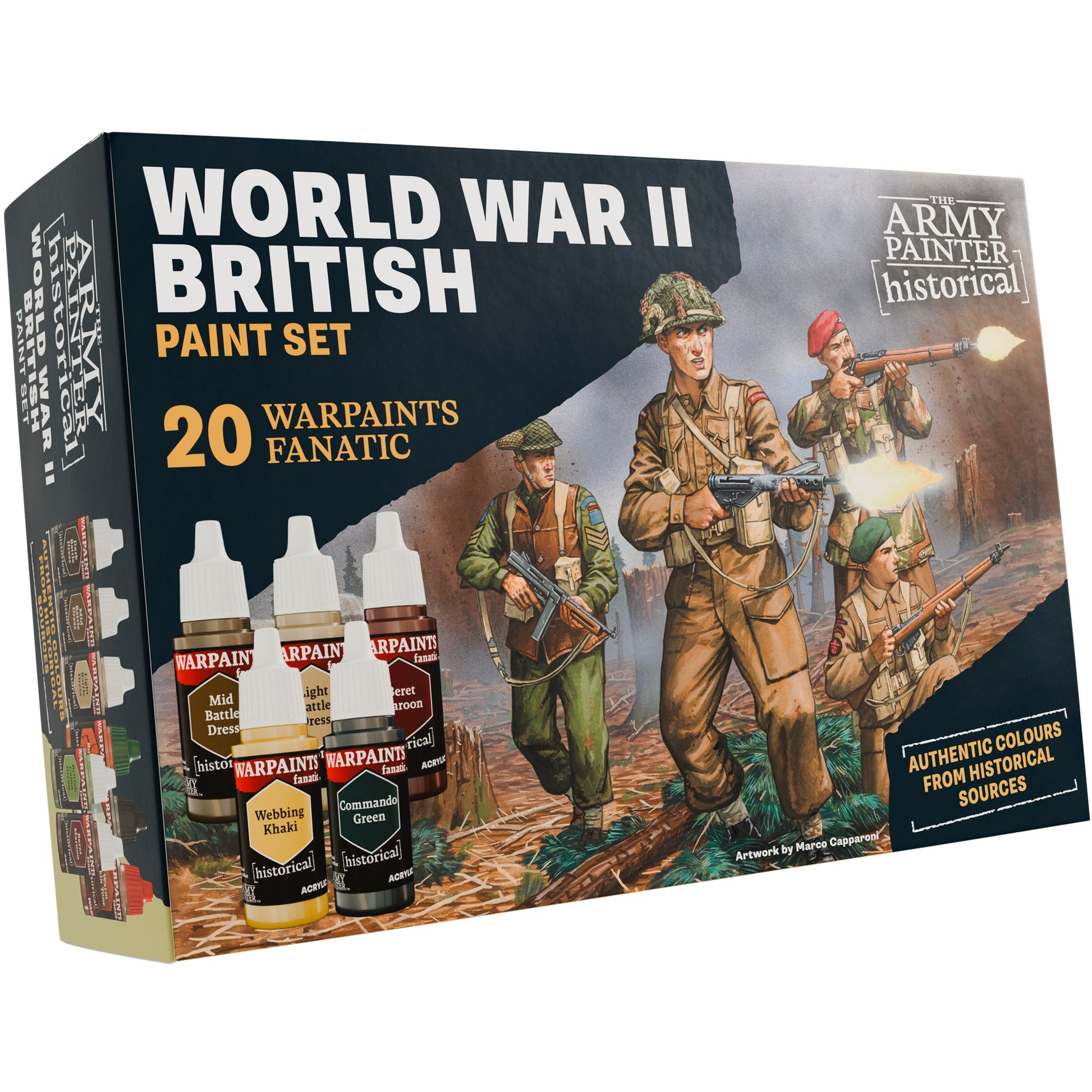 Bolt Action: Warpaints Fanatic: World War II British Paint Set