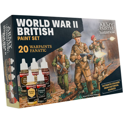 Bolt Action: Warpaints Fanatic: World War II British Paint Set