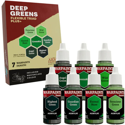 The Army Painter: Flexible Triad PLUS+: Deep Greens