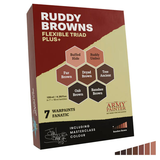 The Army Painter: Flexible Triad PLUS+: Ruddy Browns