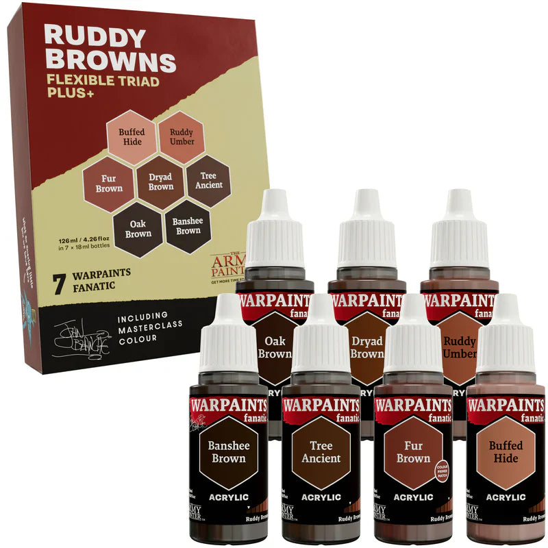 The Army Painter: Flexible Triad PLUS+: Ruddy Browns