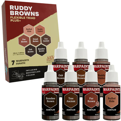 The Army Painter: Flexible Triad PLUS+: Ruddy Browns