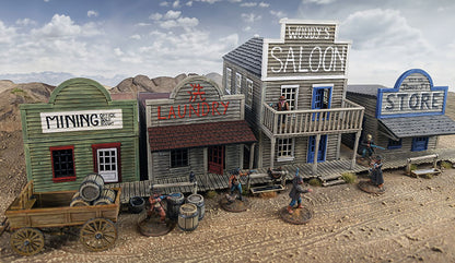 Two-Horse Town Double & Single Storey Building Bundle