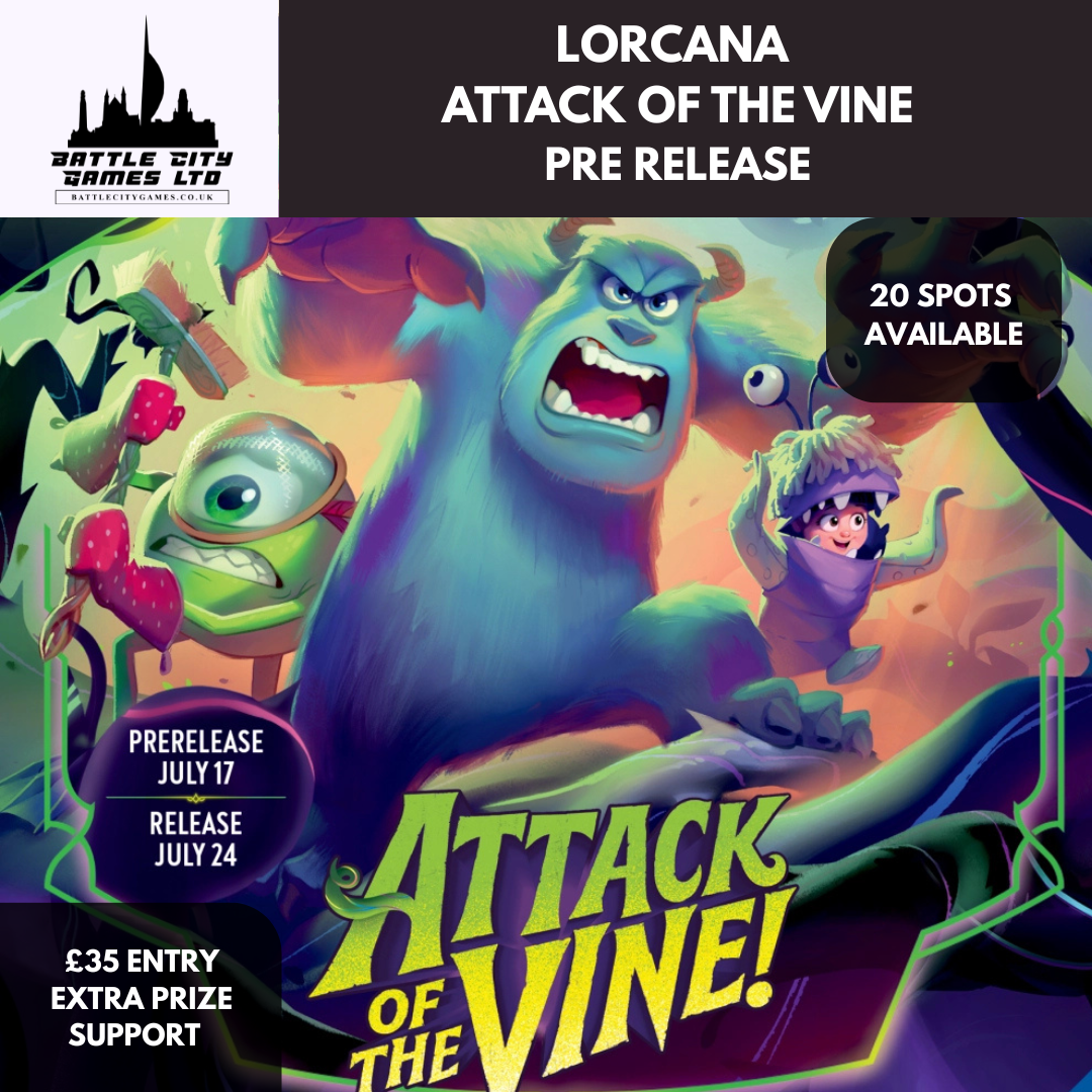 Event: Lorcana - Attack of the Vine Pre-Release (Friday 17th July 2026)