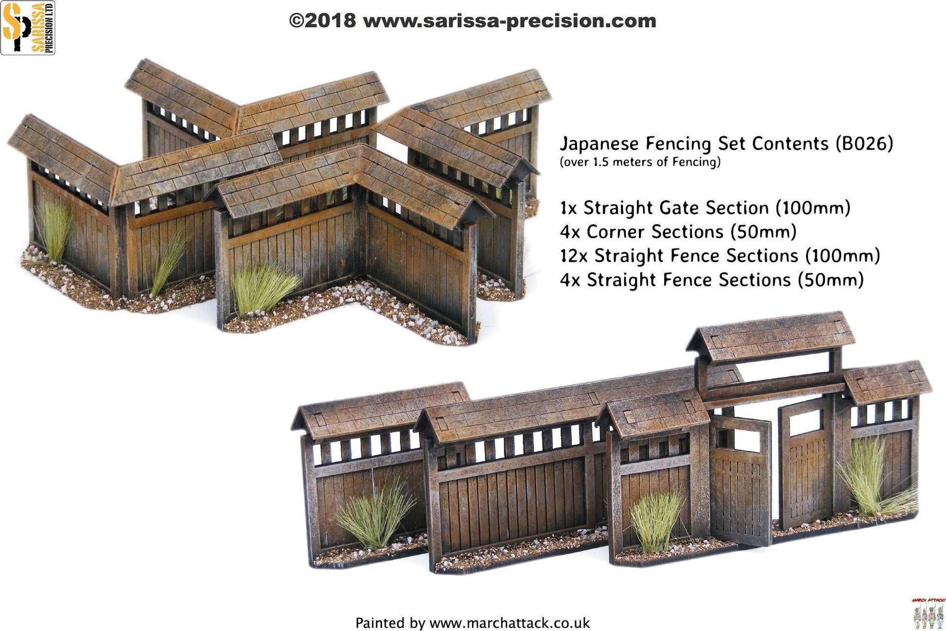 Pike & Shotte: Feudal Japan 1467-1603 - Japan Fence Set