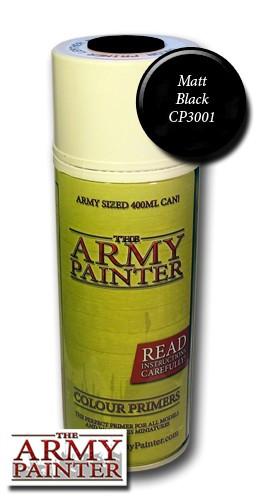 The Army Painter: Matt Black base primer spray