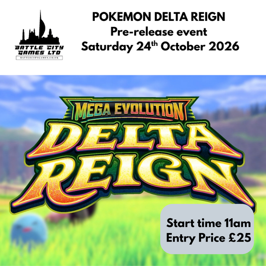Pokémon Mega Evolution: Delta Reign Pre-Release Event