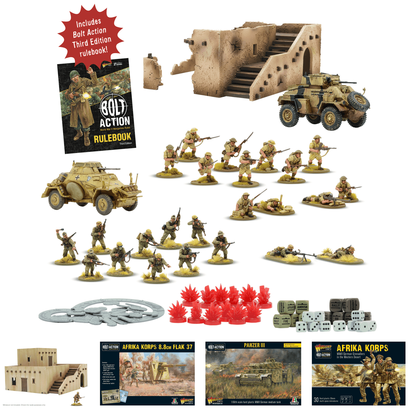 Bolt Action: German - Starter Set – Gentleman's War - Desert Fox Bundle