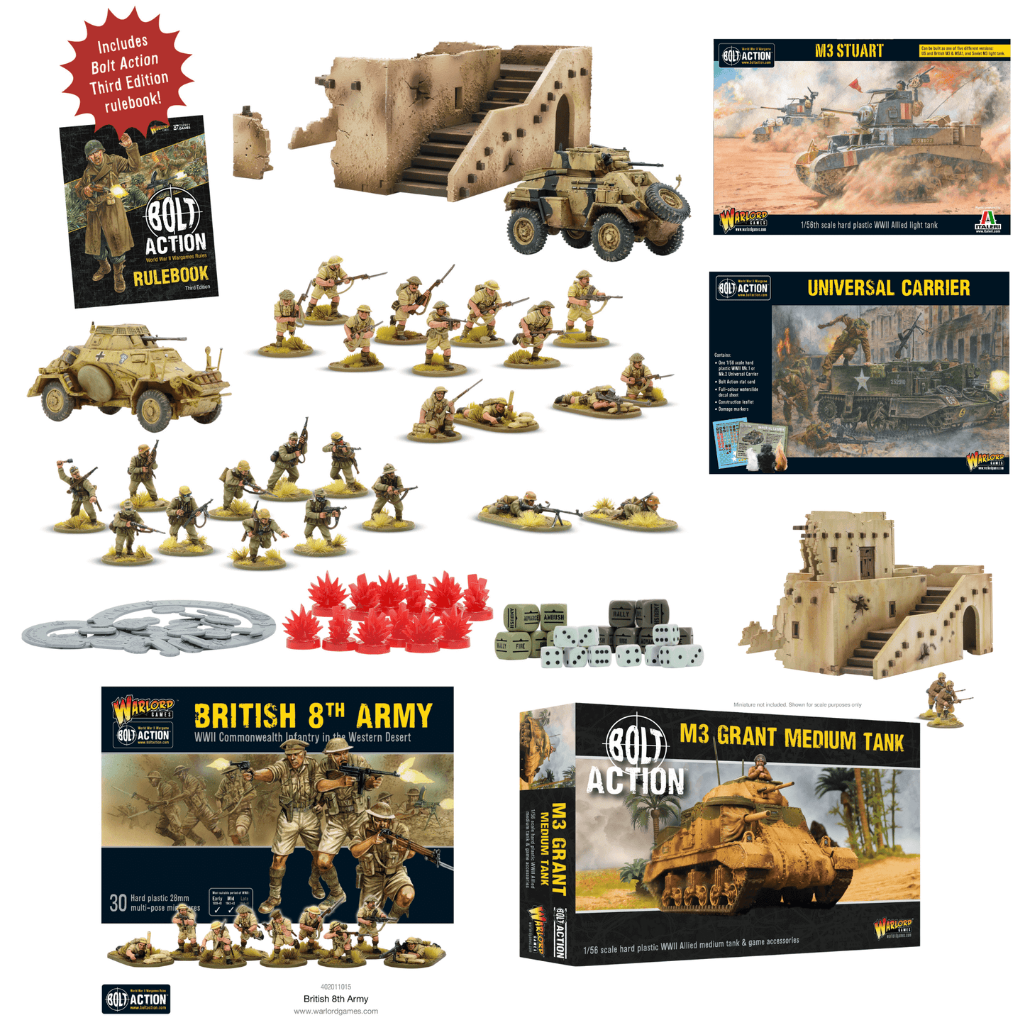 Bolt Action: German - Starter Set – Gentleman's War - Desert Rats Bundle