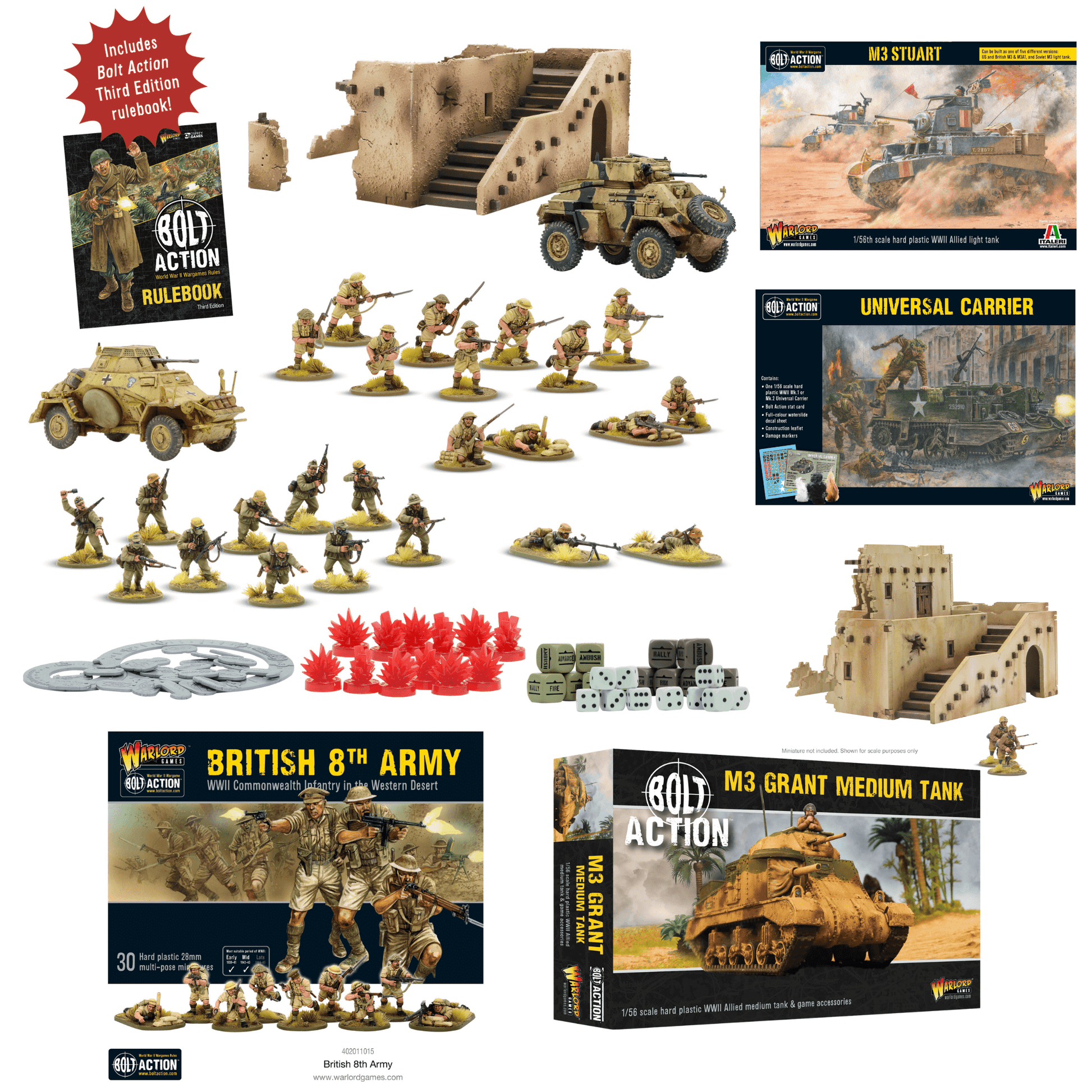 Bolt Action: German - Starter Set – Gentleman's War - Desert Rats Bundle