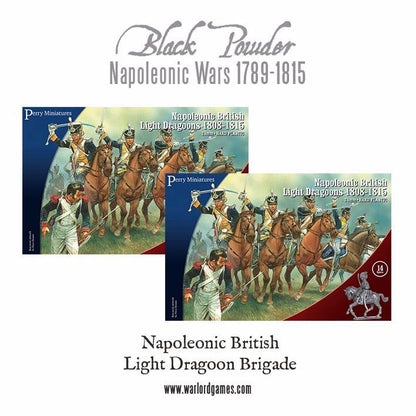 Black Powder: British - Napoleonic British Light Dragoons 1808-1815 Brigade (2 boxes)