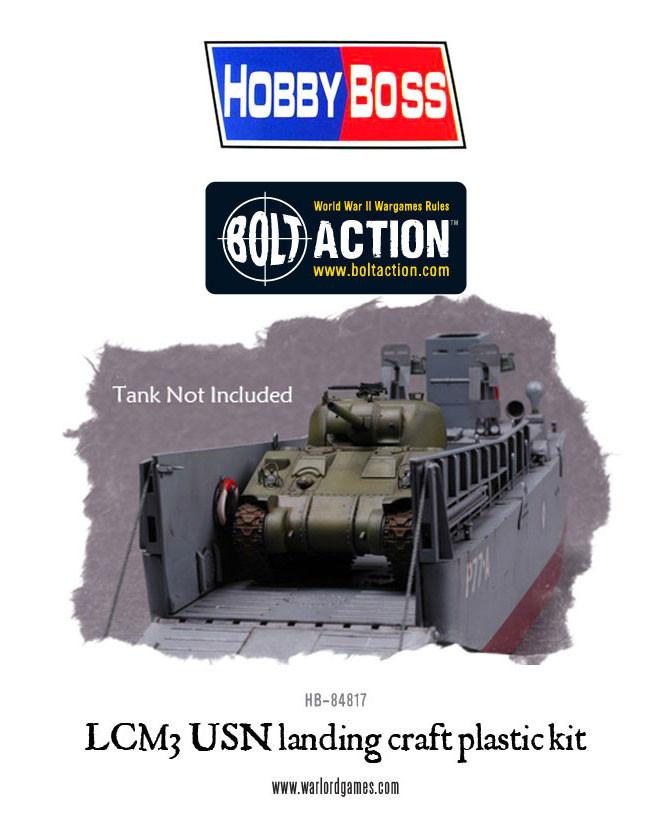 Bolt Action: Plastic LCM3 USN landing craft