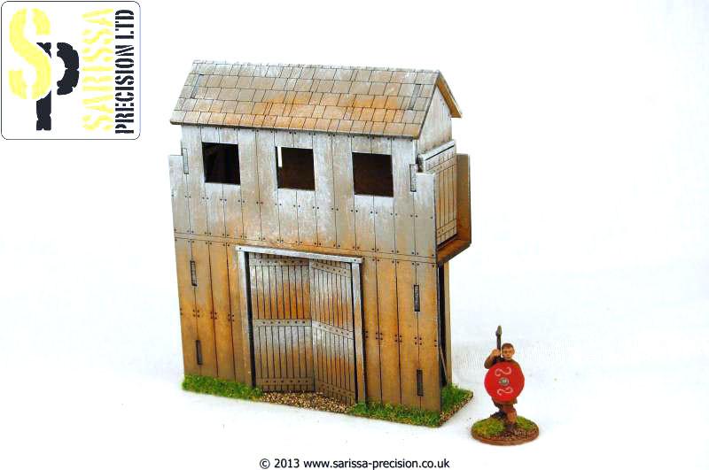 Hail Caesar: Wooden Palisade Gated Wall