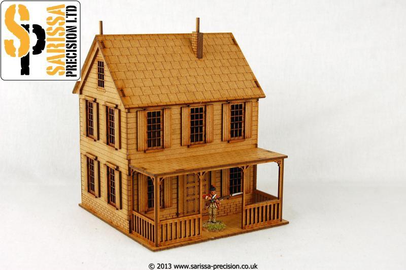 Black Powder: North American Plantation House with Porch