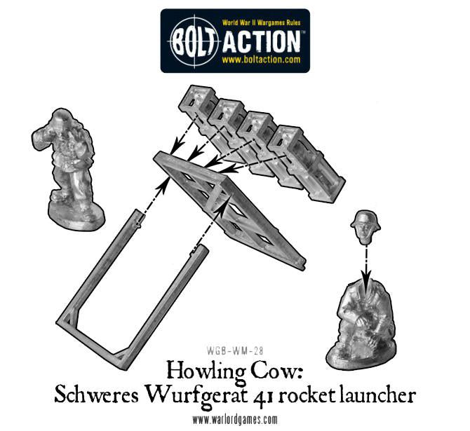 Bolt Action: German - German Heer Howling Cow rocket launcher (1943-45)