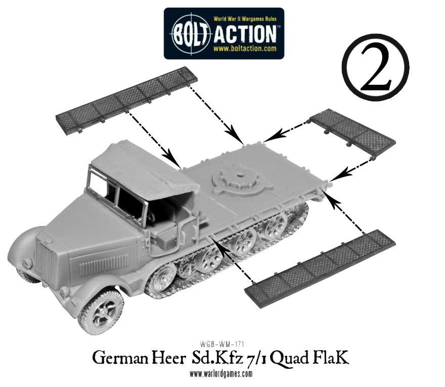 Bolt Action: German - German Heer Sd.Kfz 7/1 quad FlaK