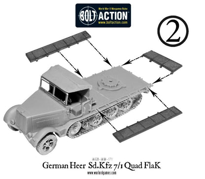 Bolt Action: German - German Heer Sd.Kfz 7/1 quad FlaK
