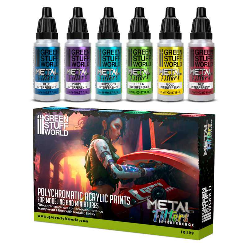 Set Metal Filters - Interference Colours