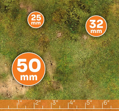 Pike & Shotte: Grassland Gaming Mat 6’x4’/183x122cm
