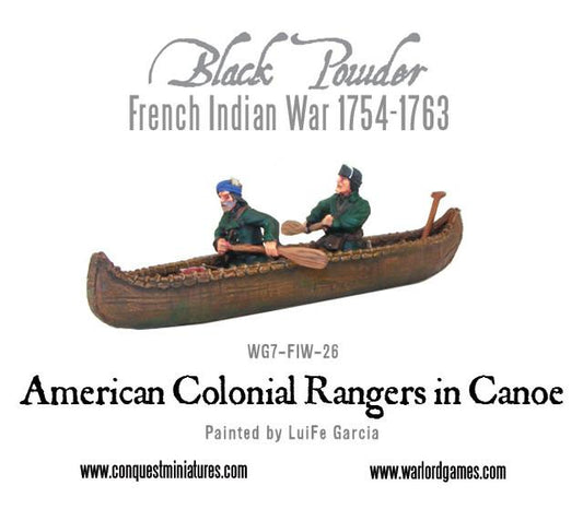 Black Powder: American Colonial Rangers in Canoe