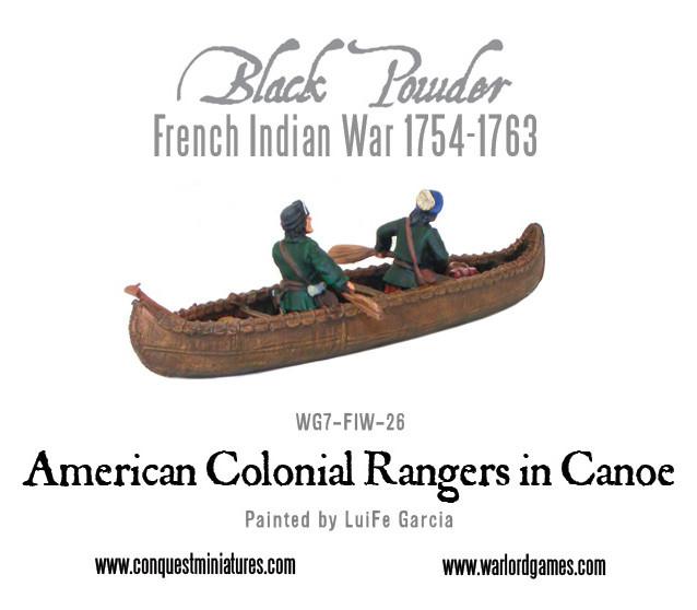 Black Powder: American Colonial Rangers in Canoe