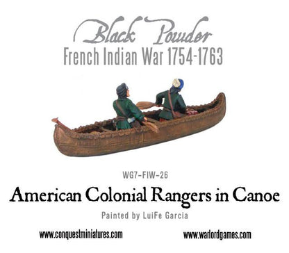 Black Powder: American Colonial Rangers in Canoe