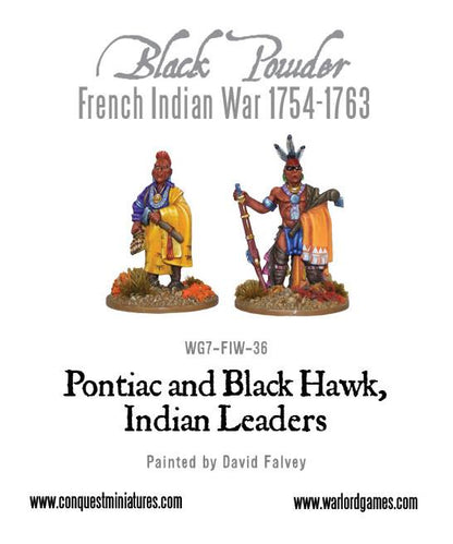 Black Powder: Pontiac & Black Hawk, Indian leaders
