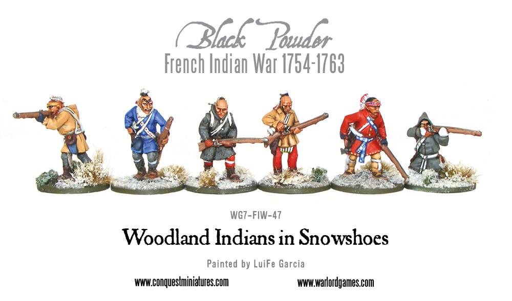 Black Powder: Woodland Indians in snowshoes