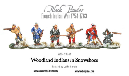 Black Powder: Woodland Indians in snowshoes