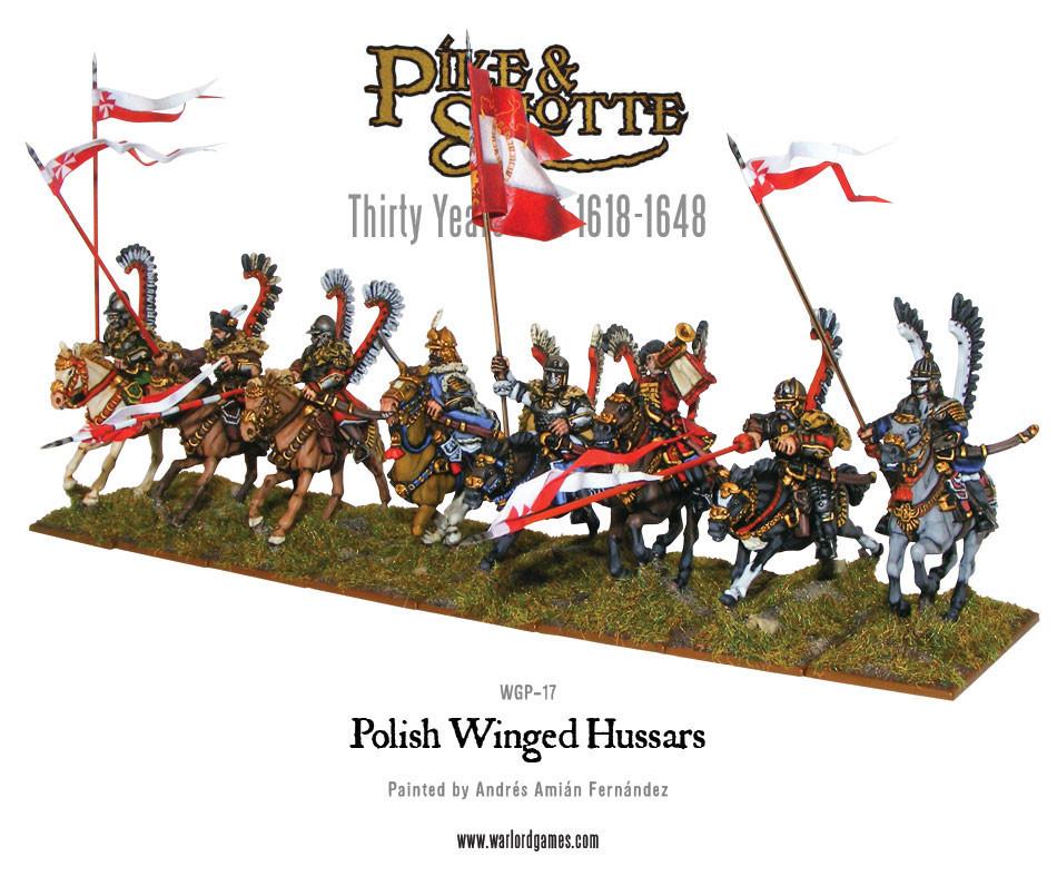 Pike & Shotte: The English Civil Wars & Thirty Years War - Polish Winged Hussars boxed set