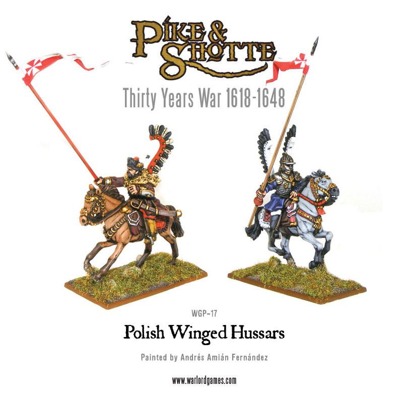 Pike & Shotte: The English Civil Wars & Thirty Years War - Polish Winged Hussars boxed set