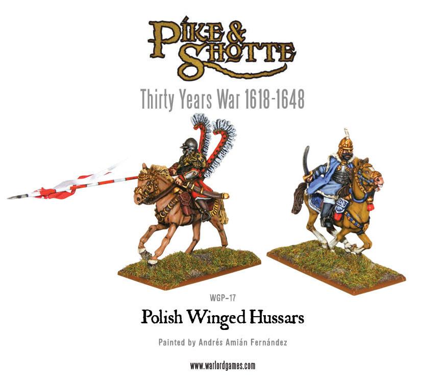 Pike & Shotte: The English Civil Wars & Thirty Years War - Polish Winged Hussars boxed set