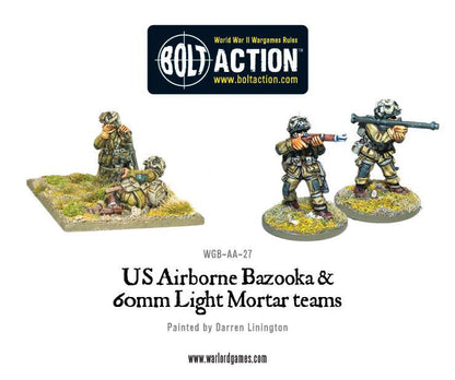 Bolt Action: USA - US Airborne Bazooka and 60mm light mortar teams