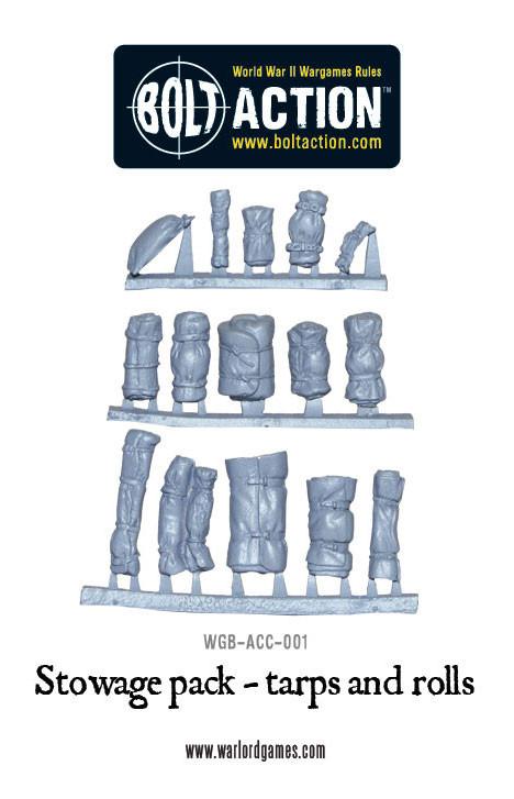 Bolt Action: Stowage pack - tarps and rolls