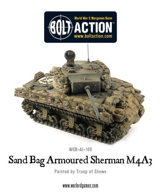 Achtung Panzer!: US Tanks - Sandbag Armoured Sherman M4A3