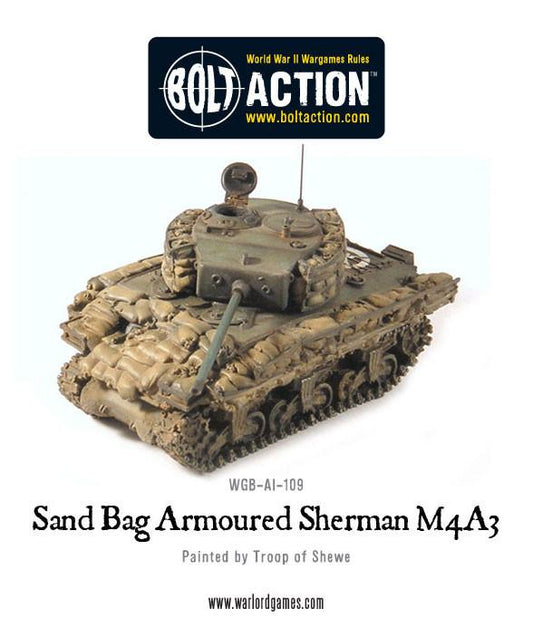 Achtung Panzer!: US Tanks - Sandbag Armoured Sherman M4A3